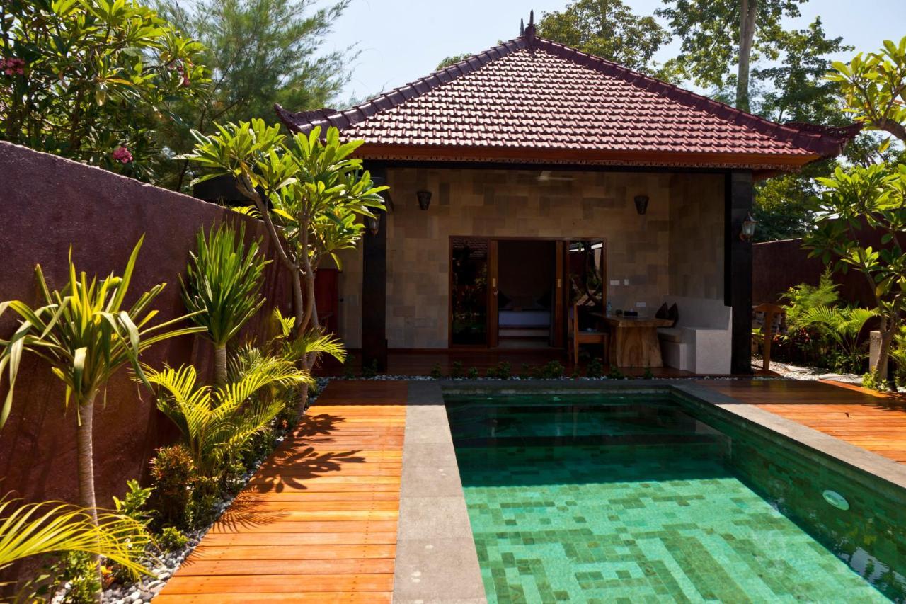 Taman Senang - Private Pool Villas - Gili Air Exterior foto